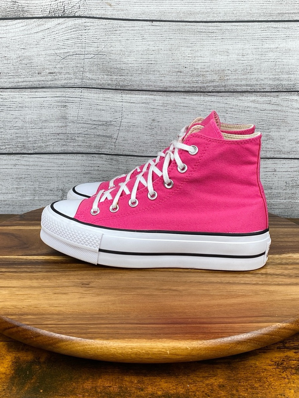 Converse Chuck Taylor All Star Lift Platform High Astral Pink A05663F Womens 7.5